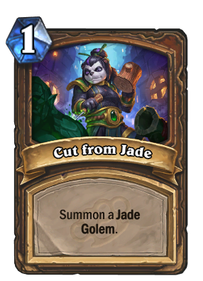 Cut from Jade Card Image