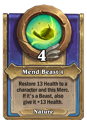 Mend Beast 4 Card Image