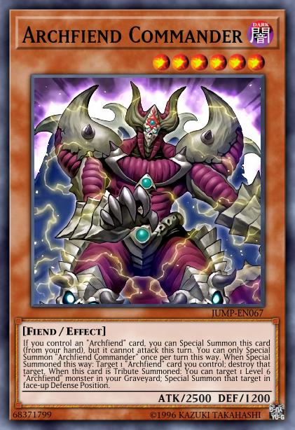 Archfiend Commander Card Image