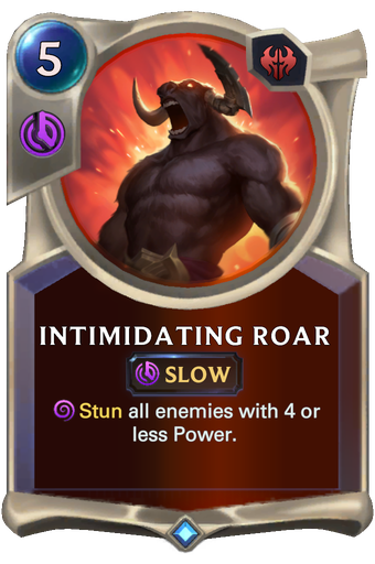 Intimidating Roar Card Image