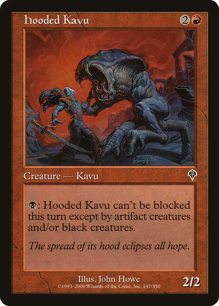 Hooded Kavu Card Image