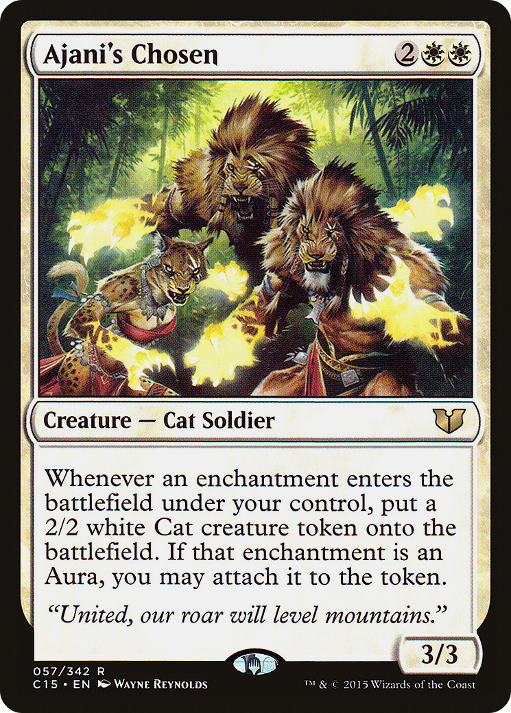 Ajani's Chosen Card Image