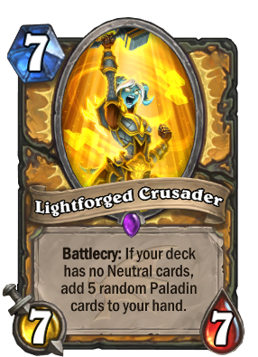 Lightforged Crusader Card Image