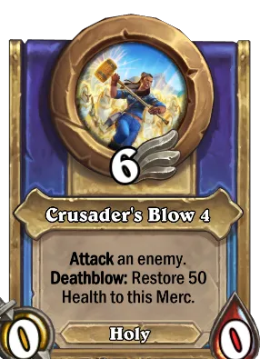 Crusader's Blow 4 Card Image