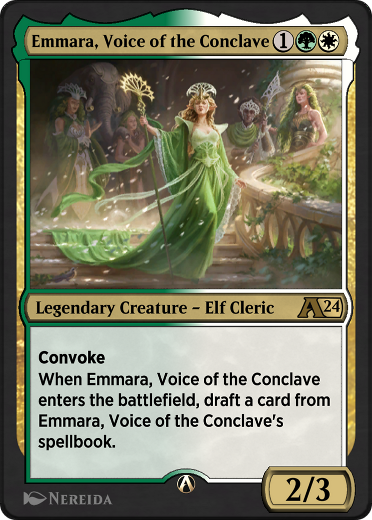 Emmara, Voice of the Conclave Card Image