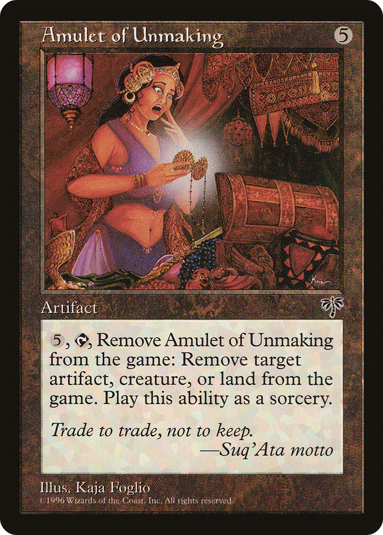 Amulet of Unmaking Card Image