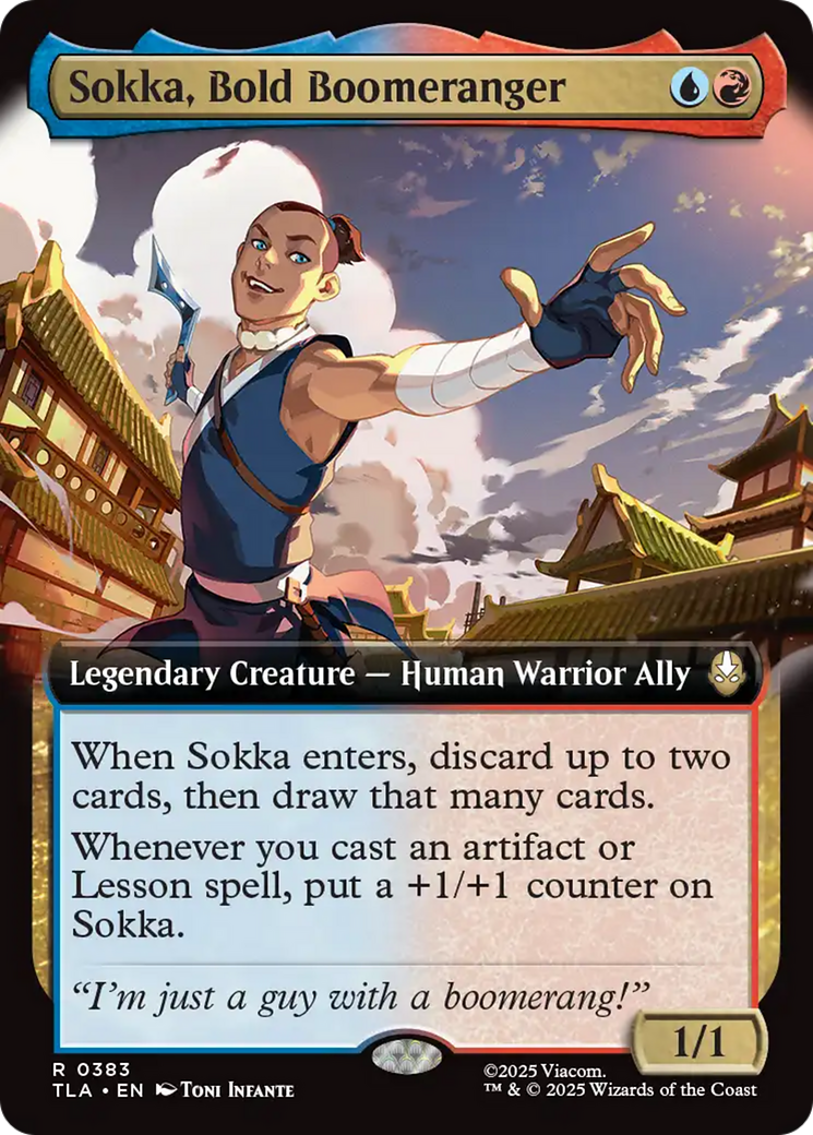 Sokka, Bold Boomeranger Card Image