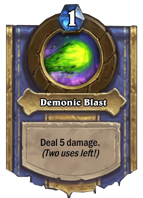 Demonic Blast Card Image