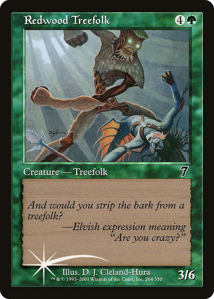 Redwood Treefolk Card Image