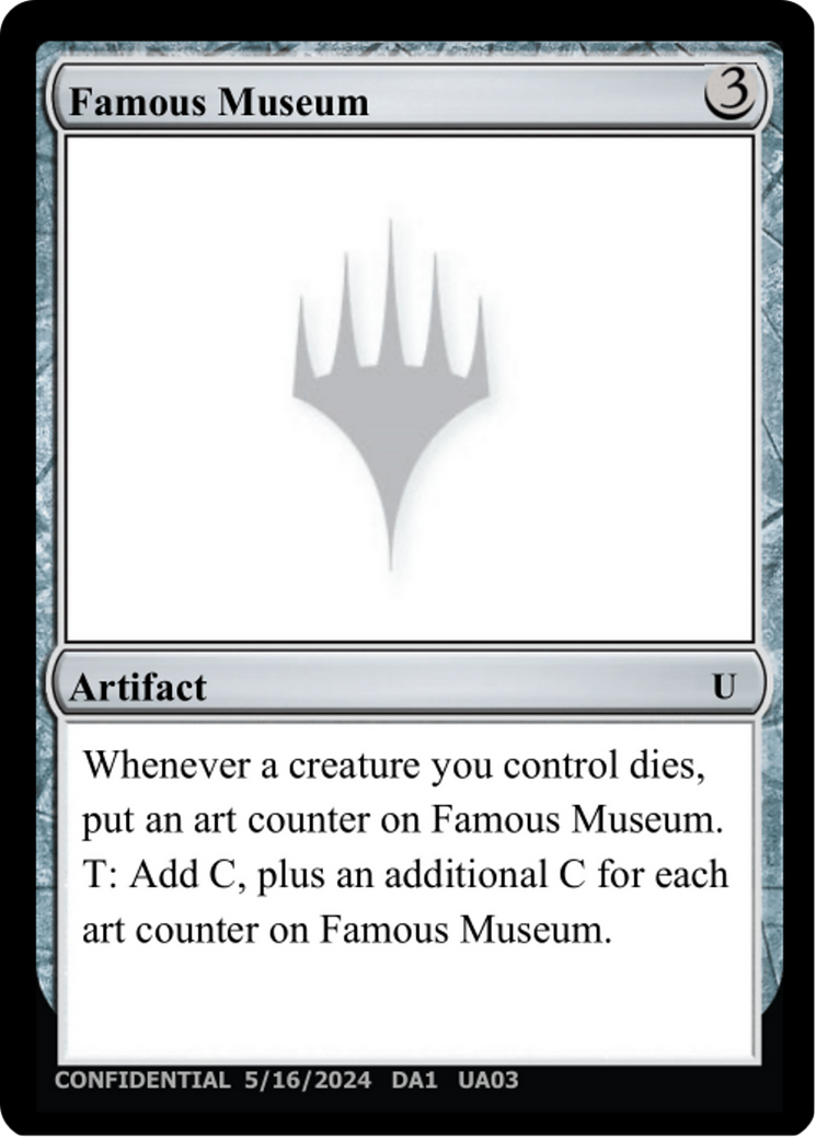 Famous Museum Card Image