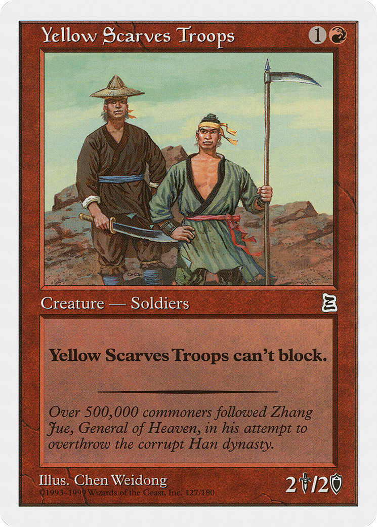 Yellow Scarves Troops Card Image