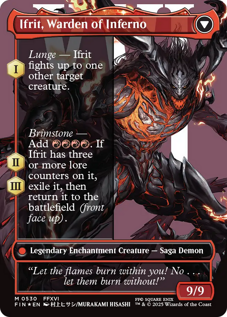 Clive, Ifrit's Dominant // Ifrit, Warden of Inferno Card Image