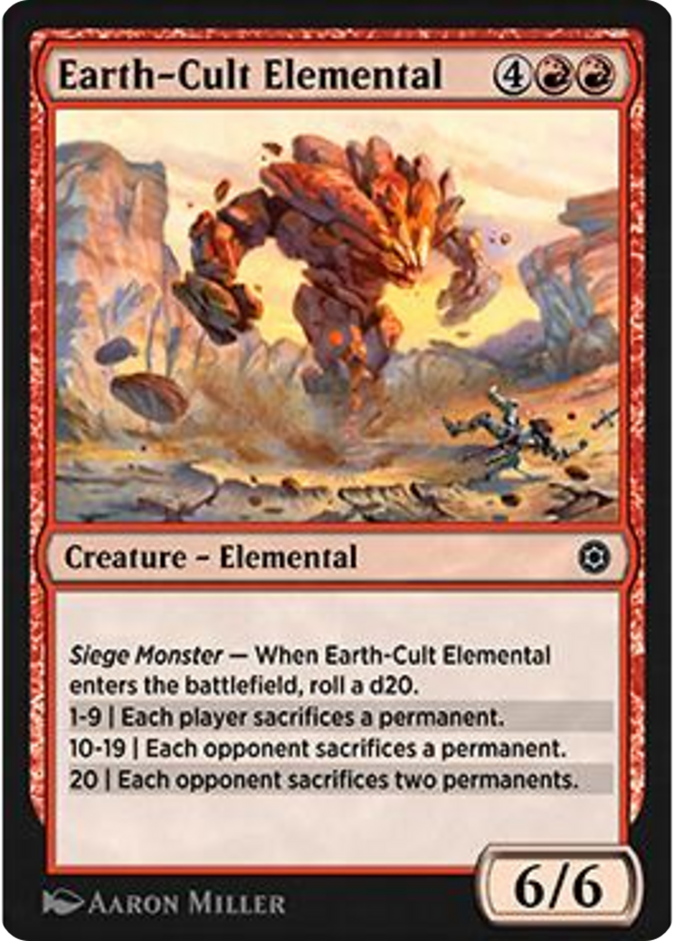 Earth-Cult Elemental Card Image