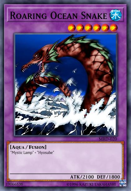 Roaring Ocean Snake Card Image