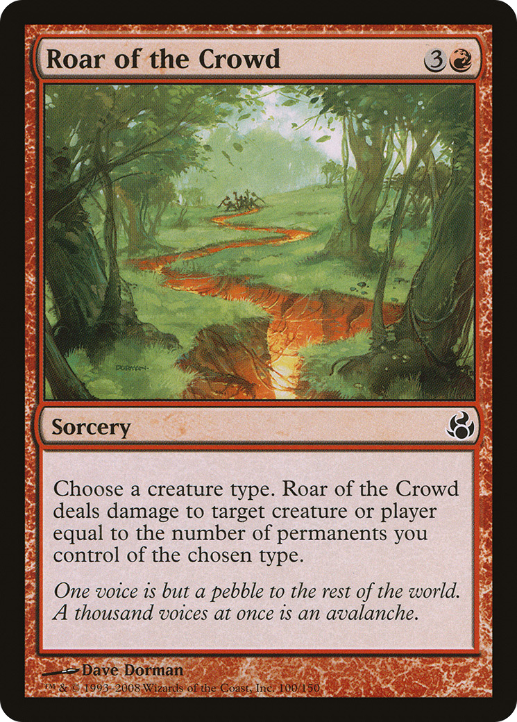 Roar of the Crowd Card Image