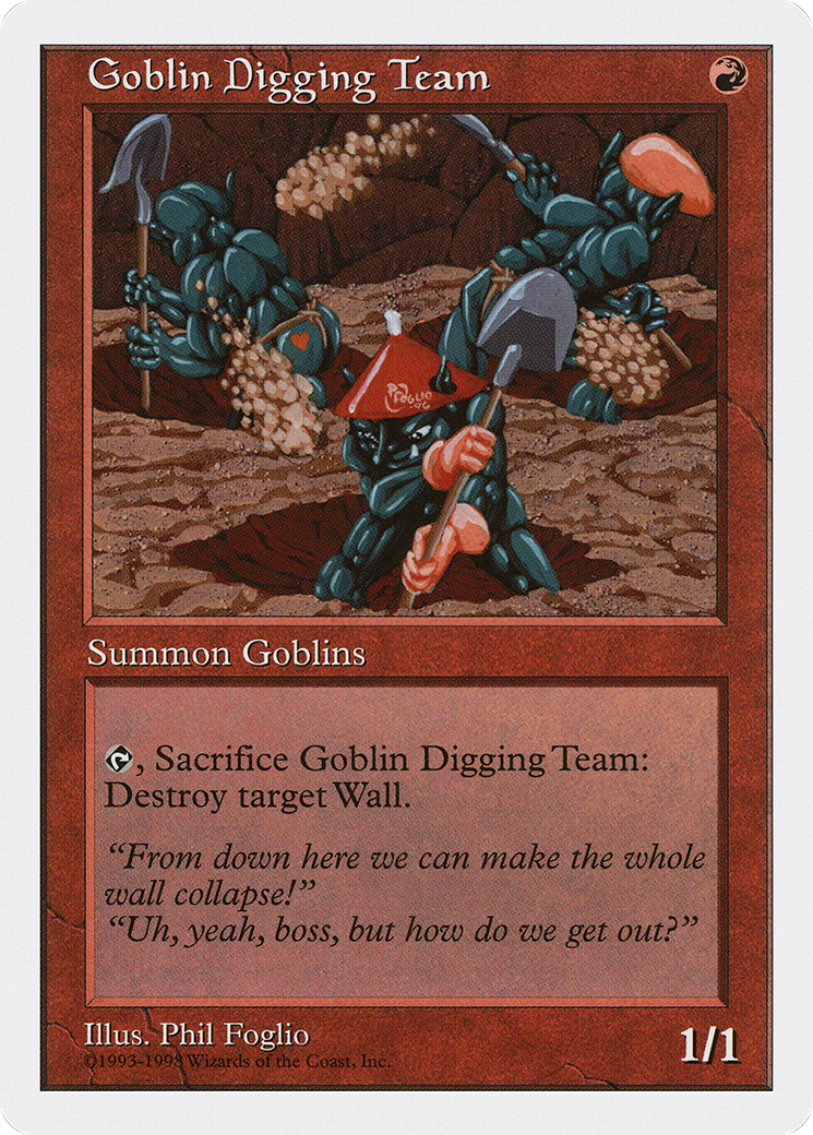 Goblin Digging Team Card Image