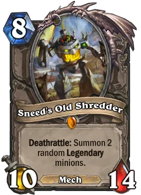 Sneed's Old Shredder Card Image