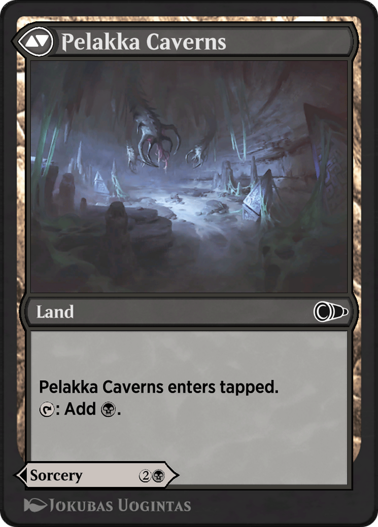 Pelakka Predation // Pelakka Caverns Card Image