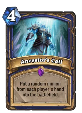 Ancestor's Call Card Image