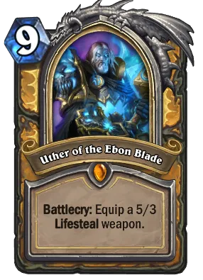 Uther of the Ebon Blade Card Image