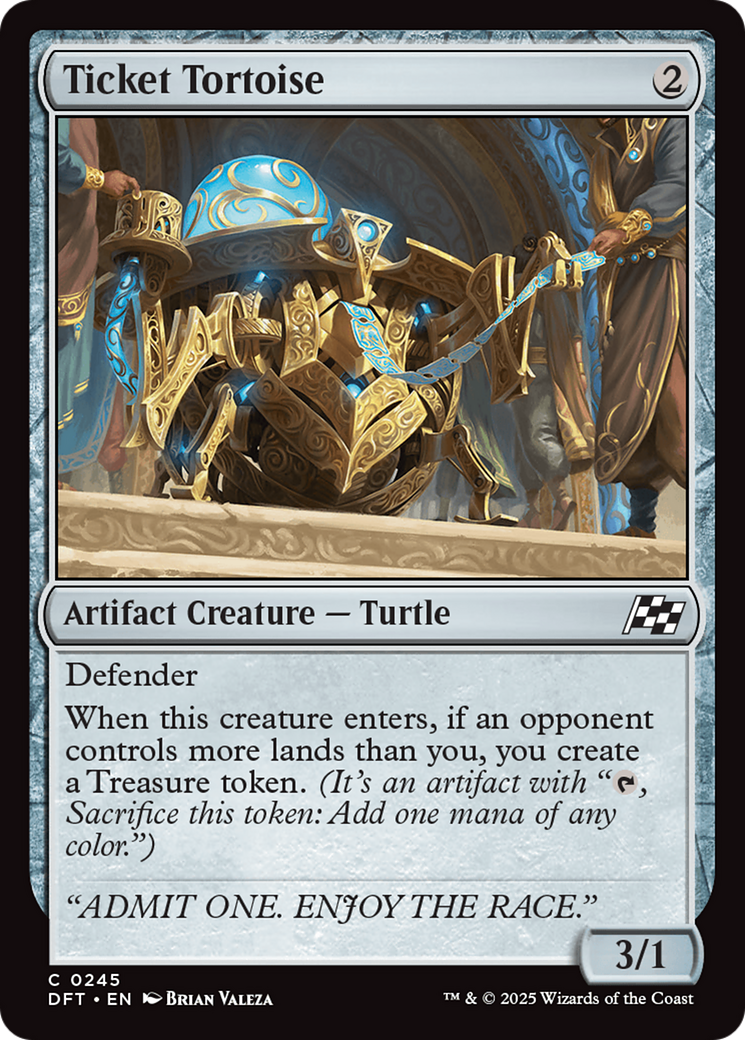 Ticket Tortoise Card Image