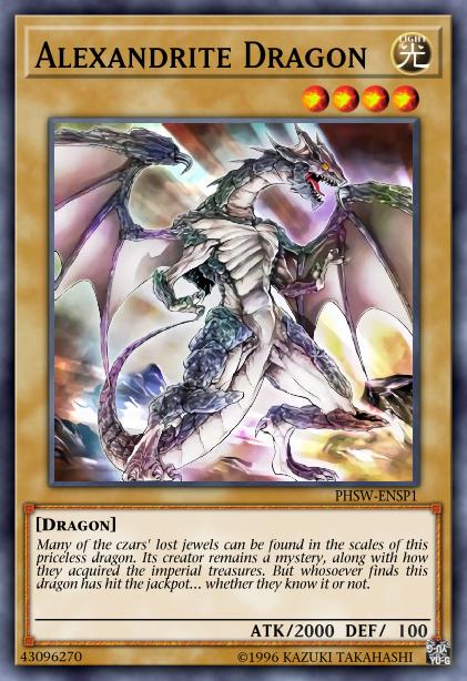 Alexandrite Dragon Card Image