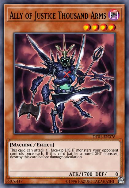 Ally of Justice Thousand Arms Card Image