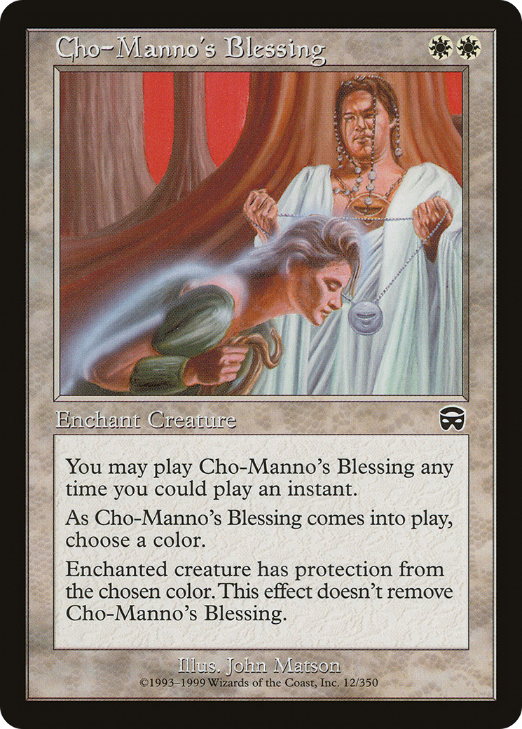 Cho-Manno's Blessing Card Image