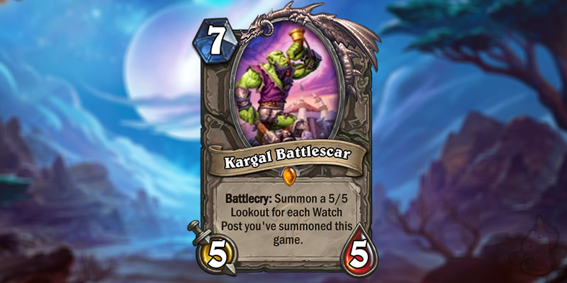 Eduquesa Reveals a New Forged in the Barrens Card - Kargal Battlescar