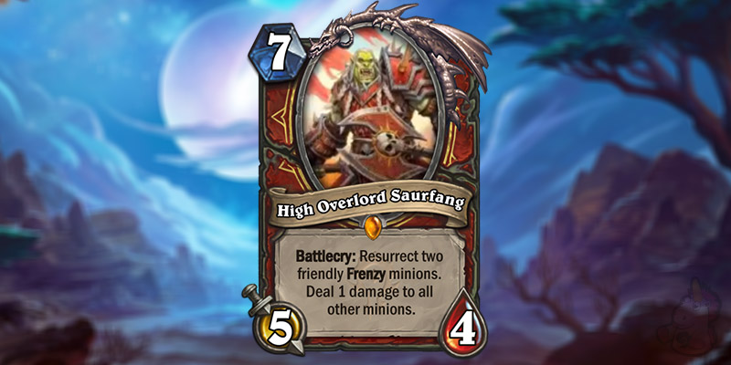 LvGe Reveals a New Forged in the Barrens Legendary Warrior Card - Overlord Saurfang