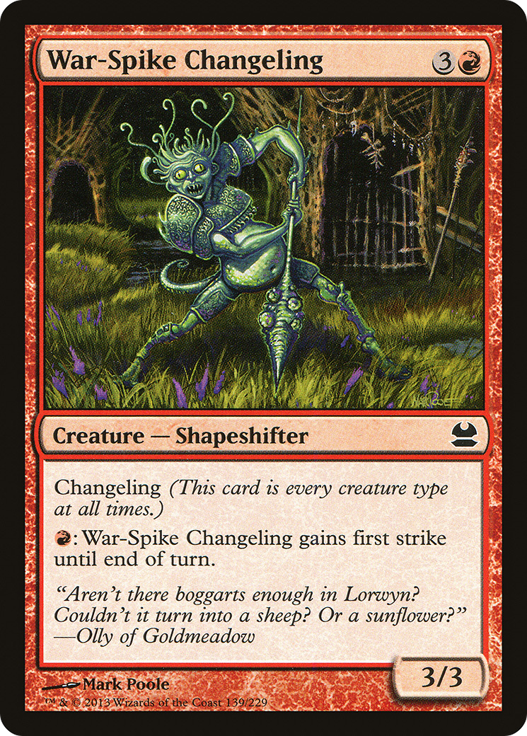 War-Spike Changeling Card Image