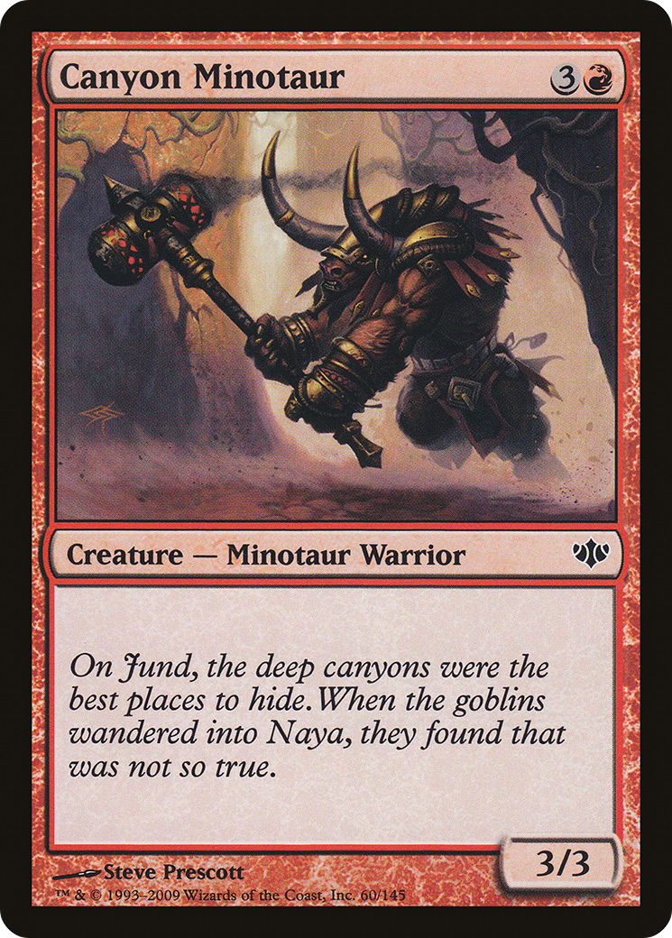 Canyon Minotaur Card Image