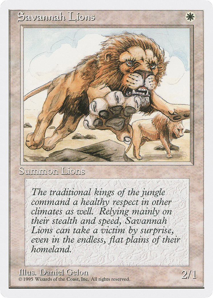 Savannah Lions Card Image