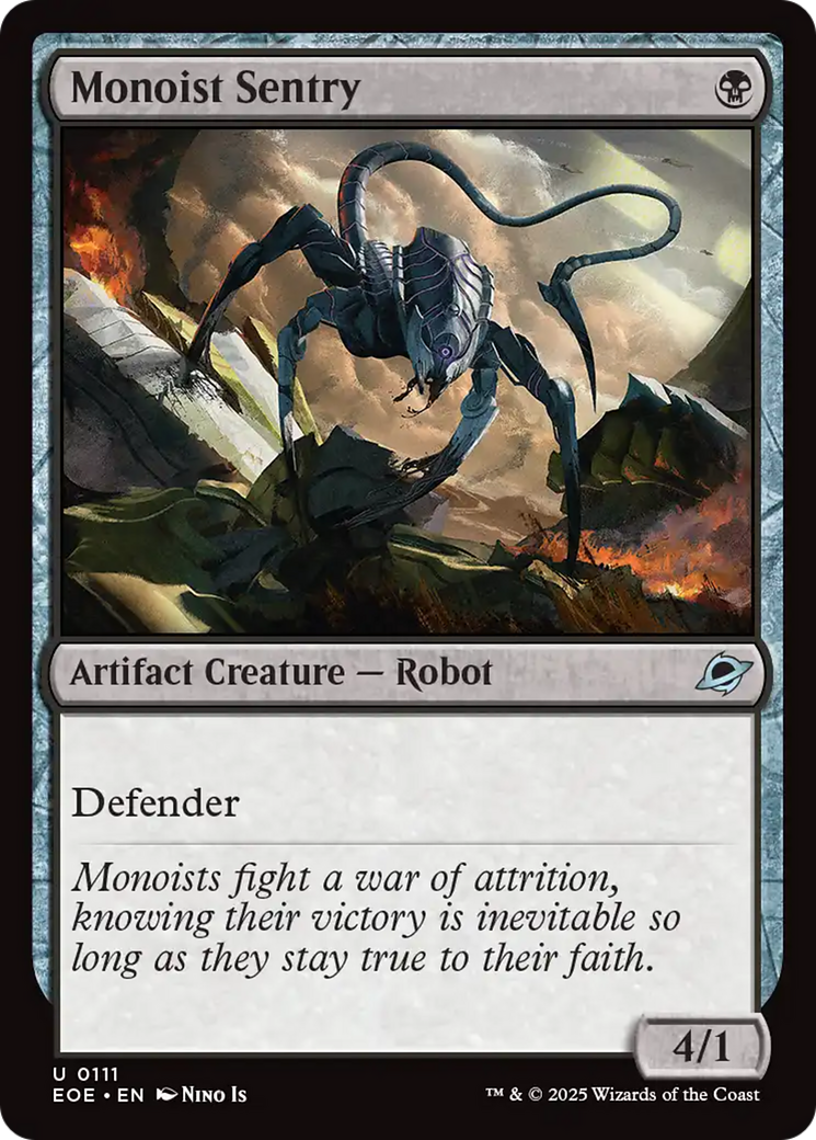 Monoist Sentry Card Image