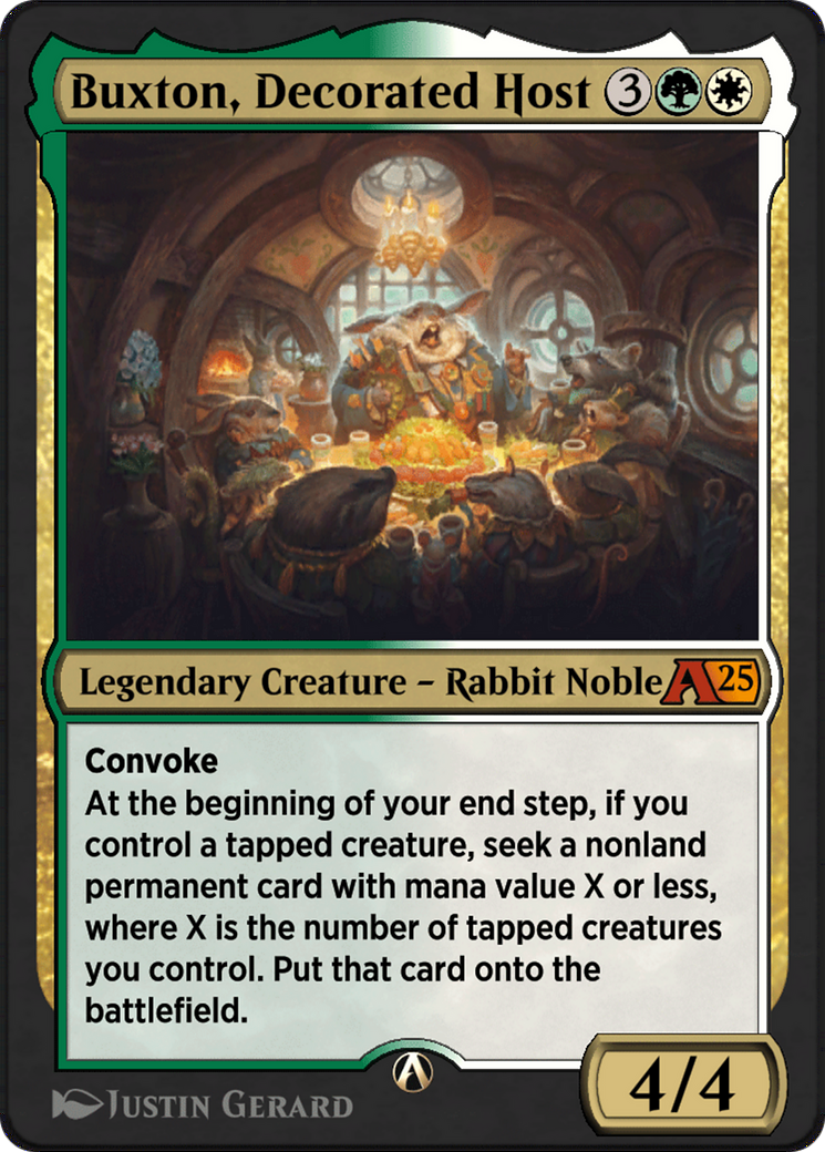 Buxton, Decorated Host Card Image