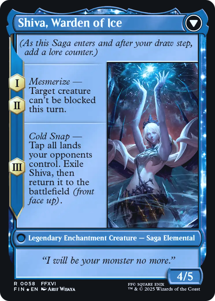 Jill, Shiva's Dominant // Shiva, Warden of Ice Card Image