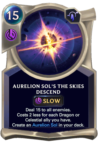 Aurelion Sol's The Skies Descend Card Image