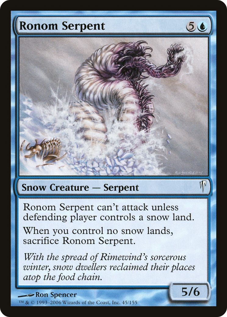 Ronom Serpent Card Image