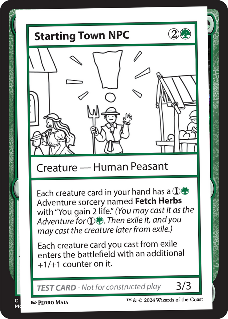 Starting Town NPC Card Image