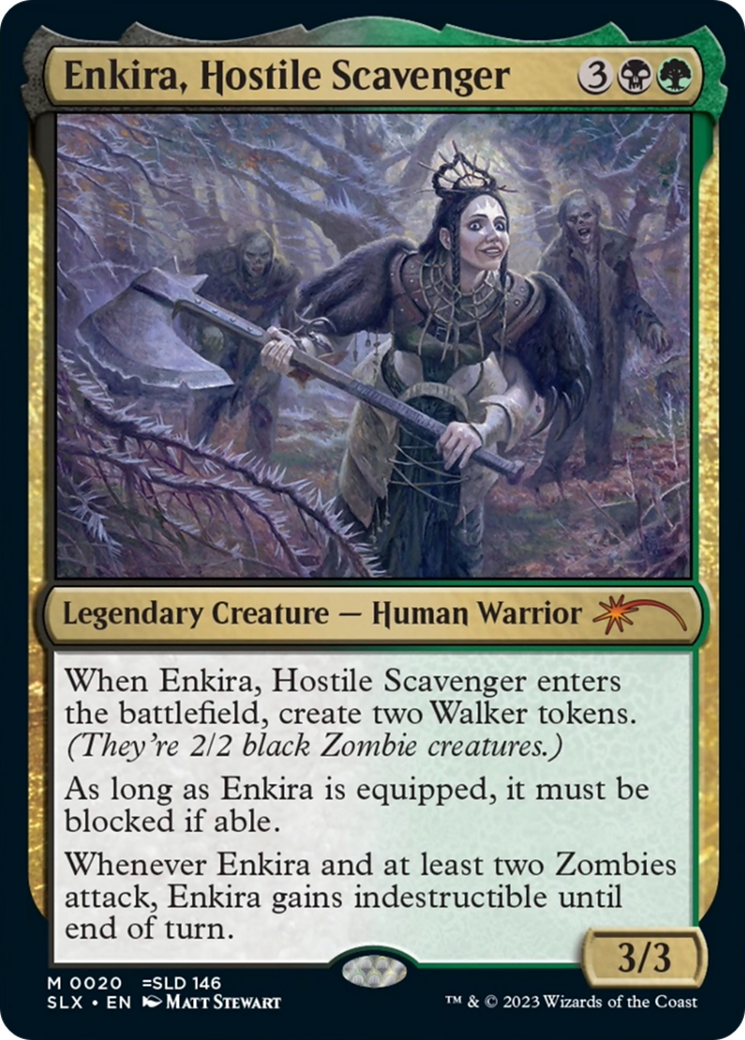 Enkira, Hostile Scavenger Card Image