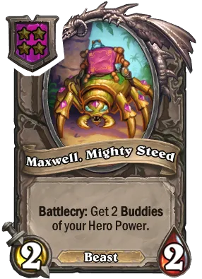 Maxwell, Mighty Steed Card Image