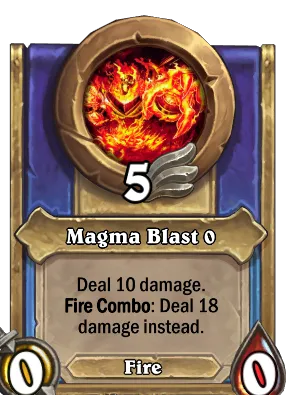 Magma Blast {0} Card Image