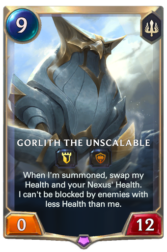Gorlith the Unscalable Card Image