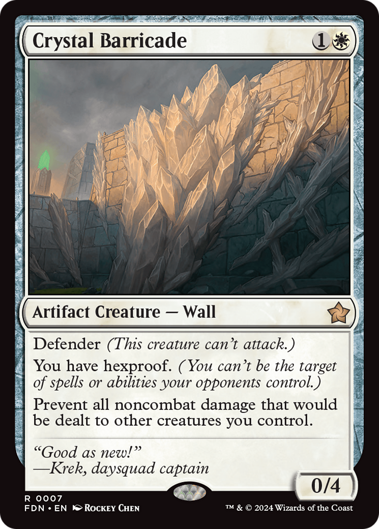 Crystal Barricade Card Image