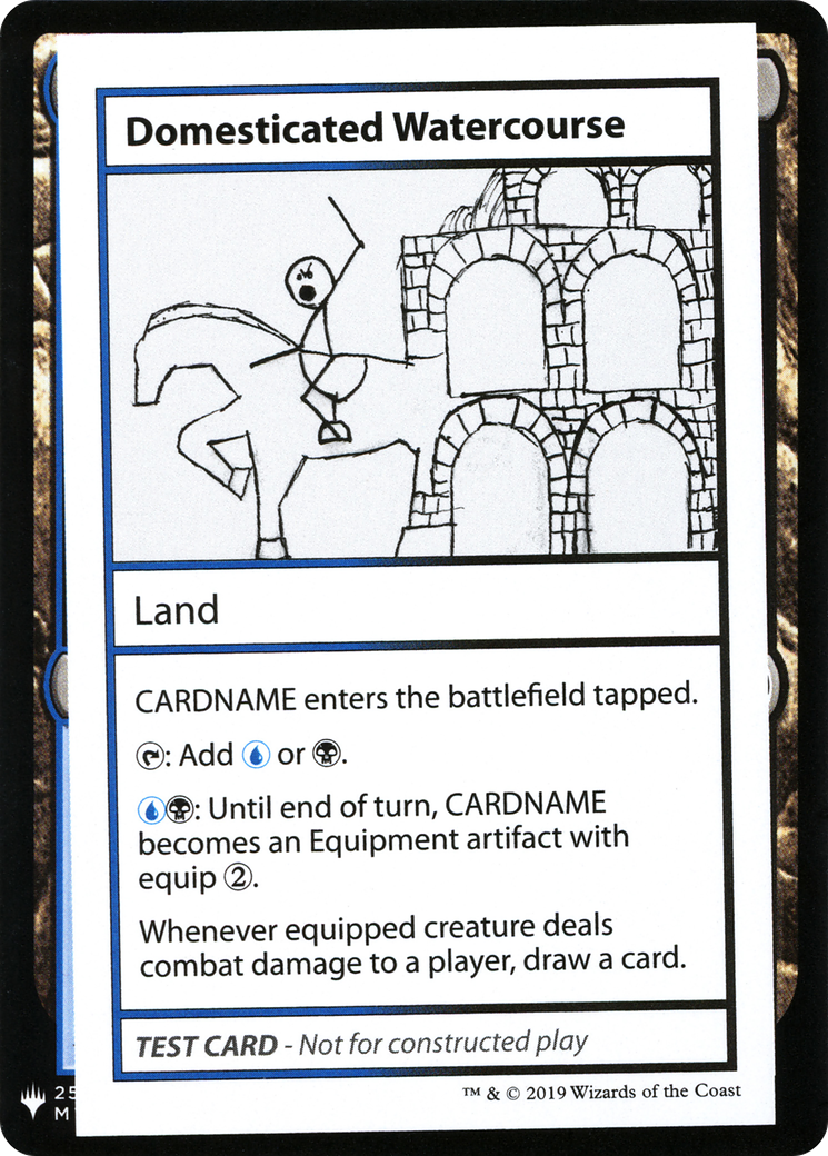 Domesticated Watercourse Card Image