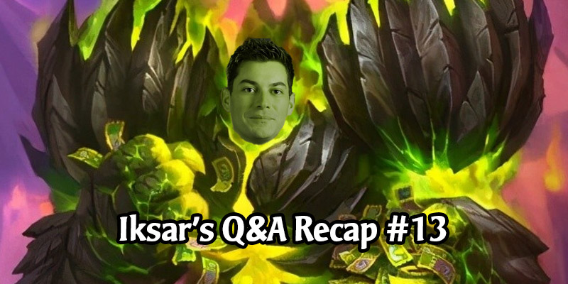 Dean Ayala's Community Q&A #13 - Tickatus, Balance Patches, Curse of Naxxramas in Classic, User-Generated Content, and More!