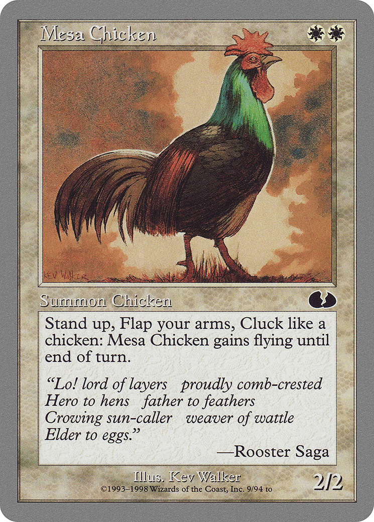 Mesa Chicken Card Image