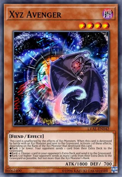 Xyz Avenger Card Image