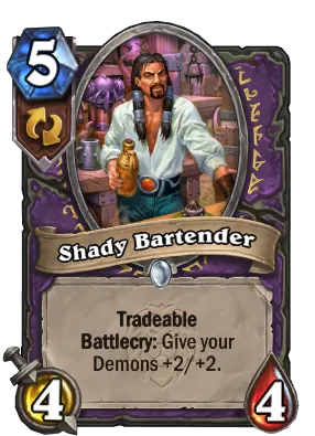 Shady Bartender Card Image