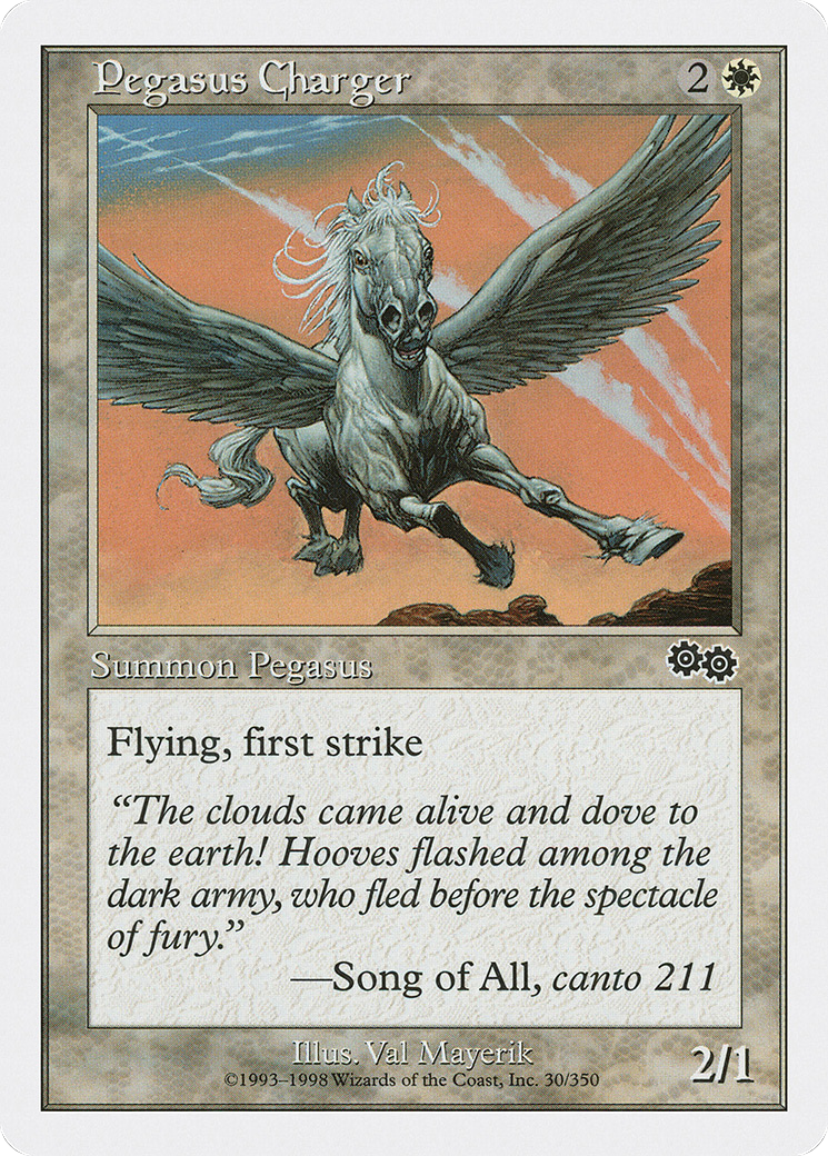 Pegasus Charger Card Image